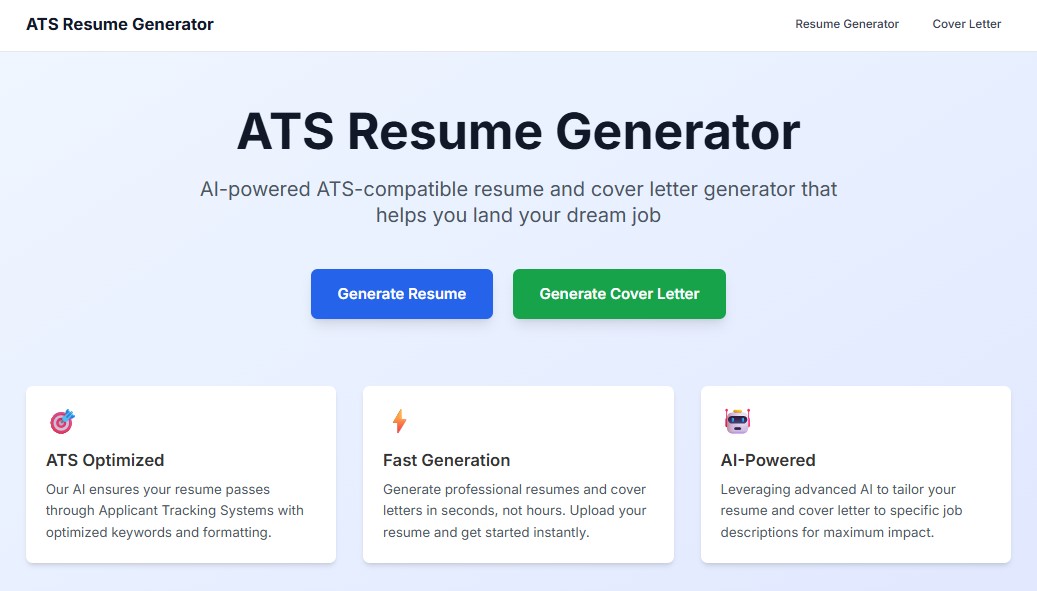 AI CV Maker - Intelligent Resume Generator